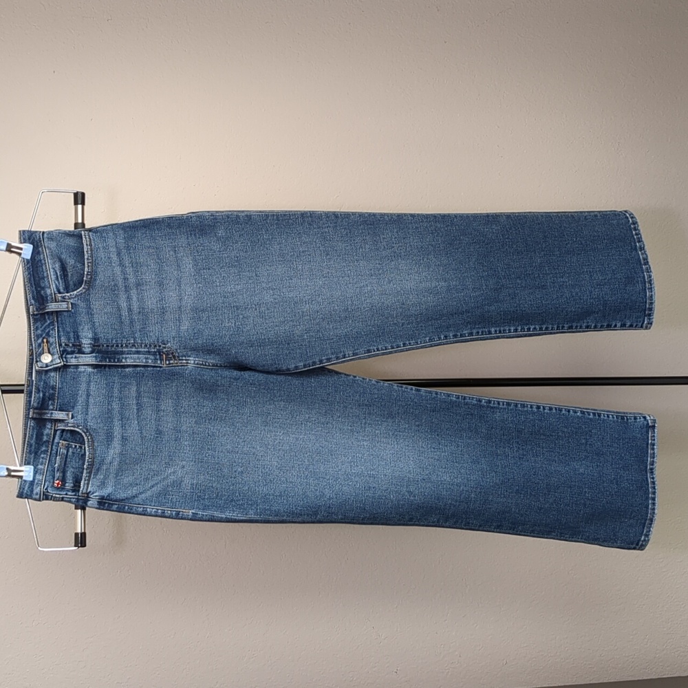 Hudson Farrah Ultra High Rise Boot Cut Crop In Nyree Jean Sz 31